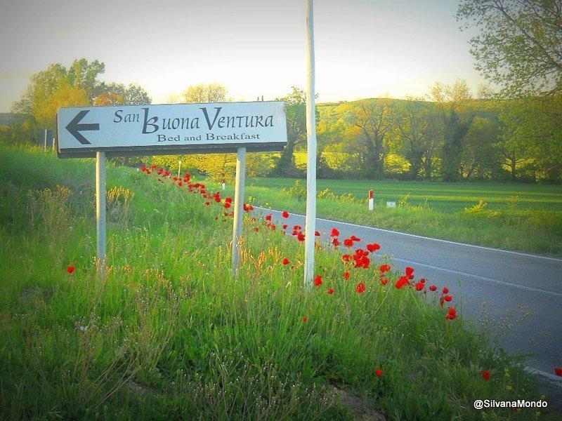 San Buonaventura Panzió Bagno Vignoni Kültér fotó